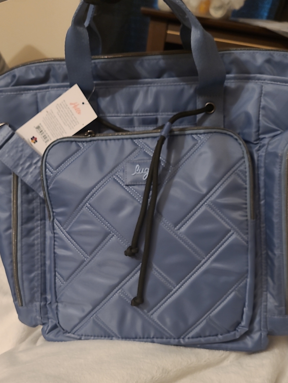 lug Bustle Shoulder Bag - Blue Moon